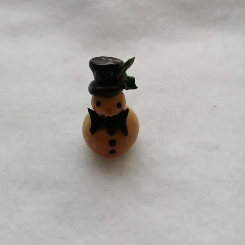 Wooden 'Snowman', Miniature