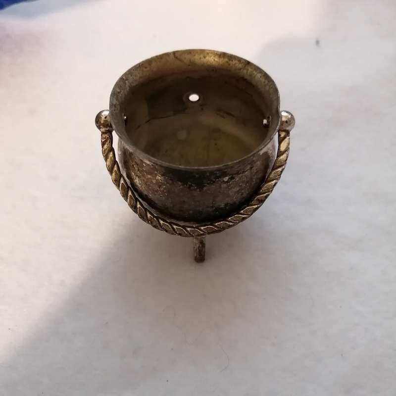 Metal Cauldron, Miniature, suitable for Printer's Tray