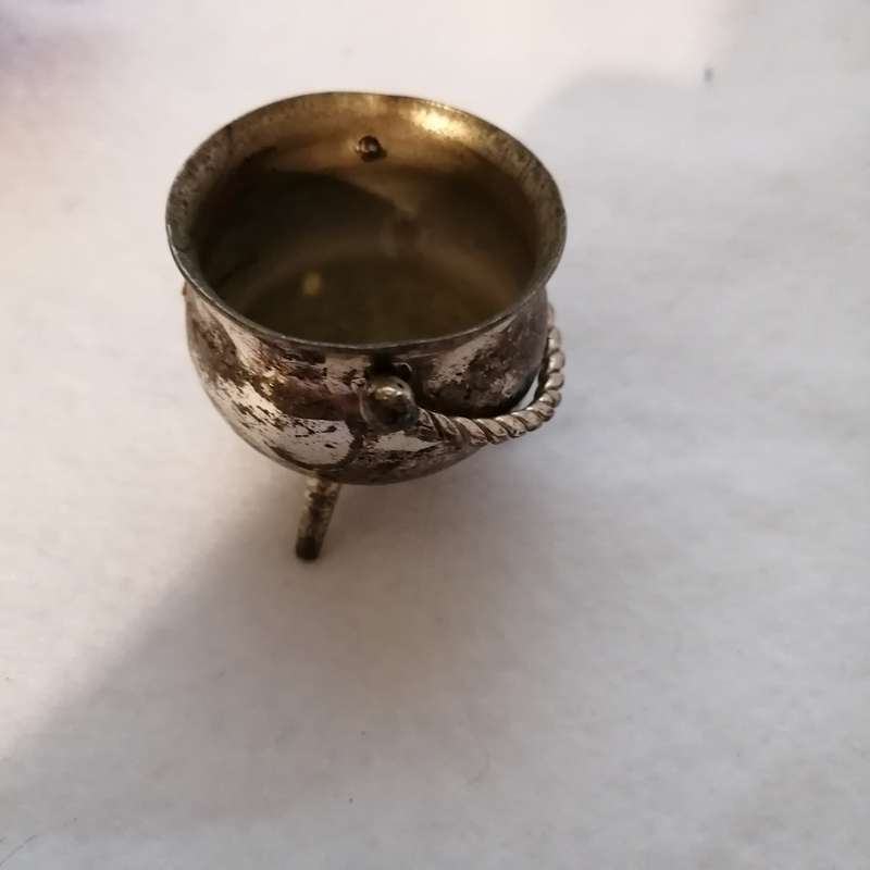 Metal Cauldron, Miniature, suitable for Printer's Tray