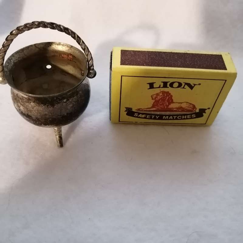 Metal Cauldron, Miniature, suitable for Printer's Tray