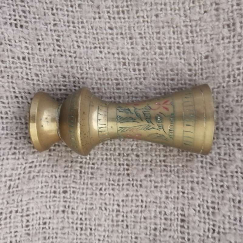 Brass Vase Engraved (Miniature, suitable for printer's tray)
