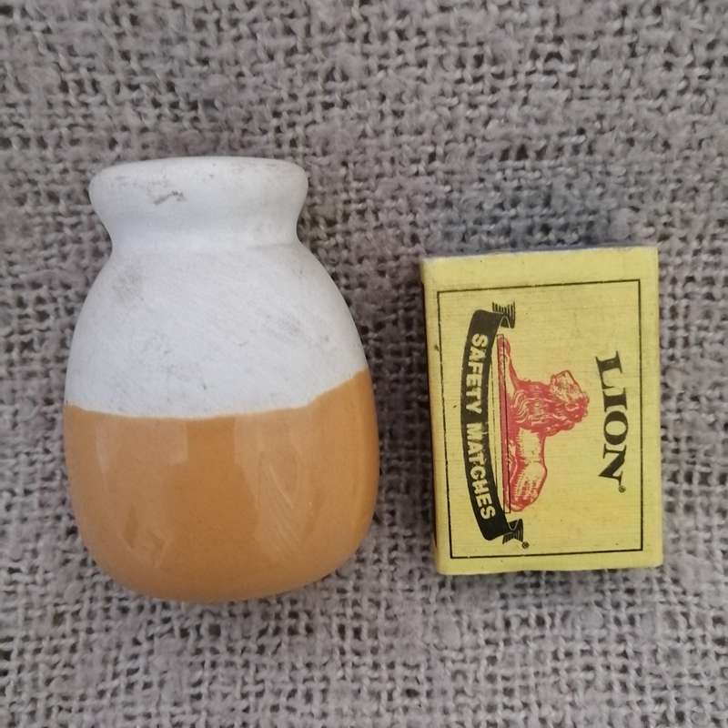 Clay Honey Jar with Stopper - Glazed (Miniature, suitable for printer's tray)
