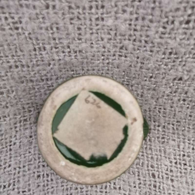 Green Ceramic Vase Handpainted (Miniature, suitable for printer's tray)