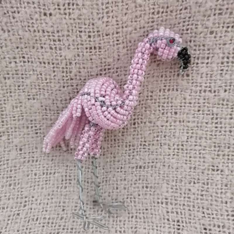Beaded Flamingo (Small)