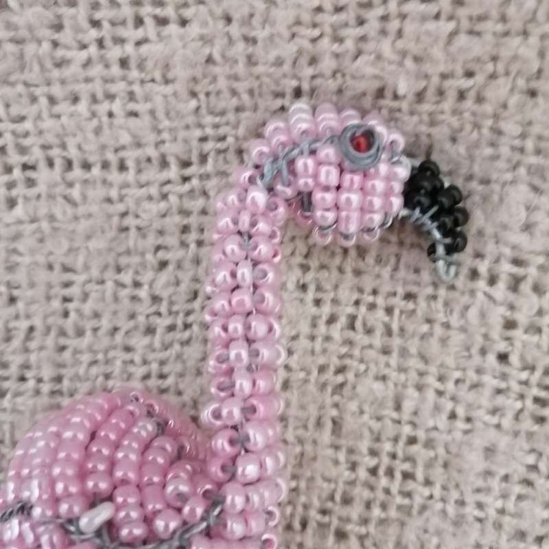 Beaded Flamingo (Small)