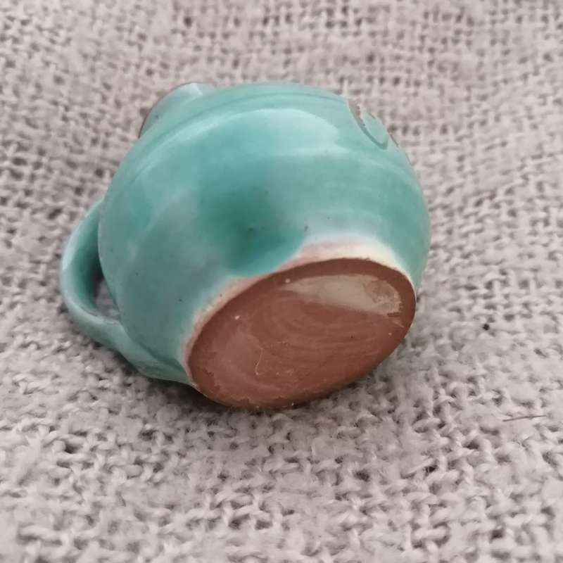 Teal Handmade Jug (Cheddar) (Miniature, suitable for printer's tray)