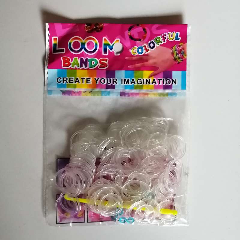 Loom Bands: Green and Purple