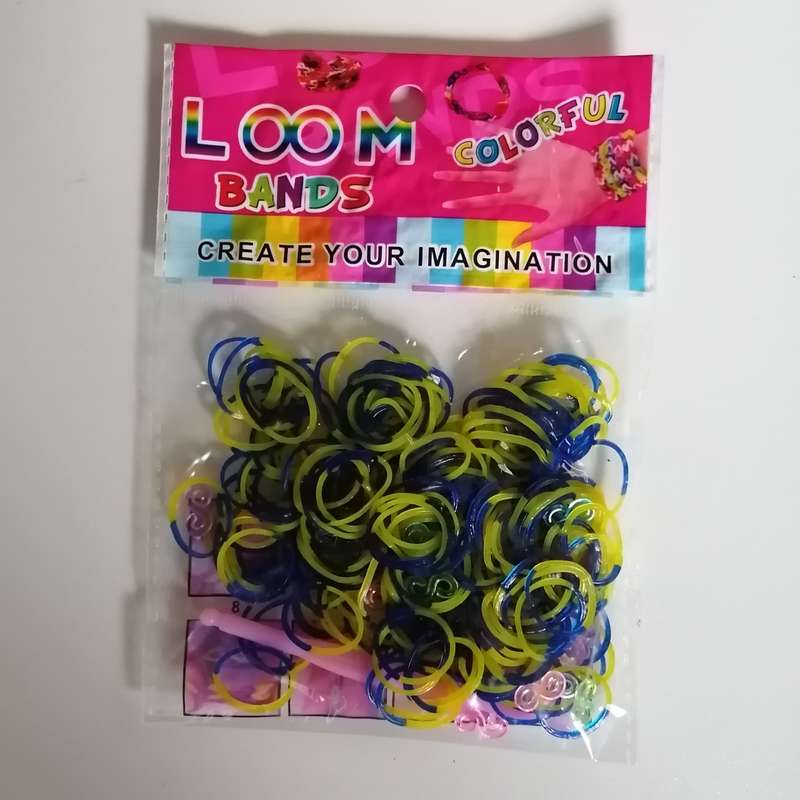 Loom Bands: Blue and Yellow