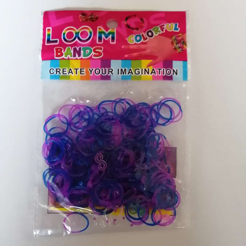 Loom Bands: Blue and Purple