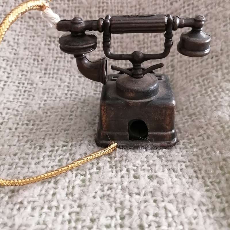 Vintage Hand-held Telephone (Miniature, suitable for Printer's Tray)