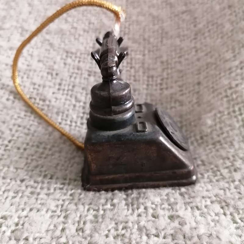 Vintage Hand-held Telephone (Miniature, suitable for Printer's Tray)