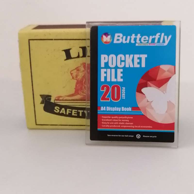 Checkers Mini "Butterfly Pocket File" Collectible