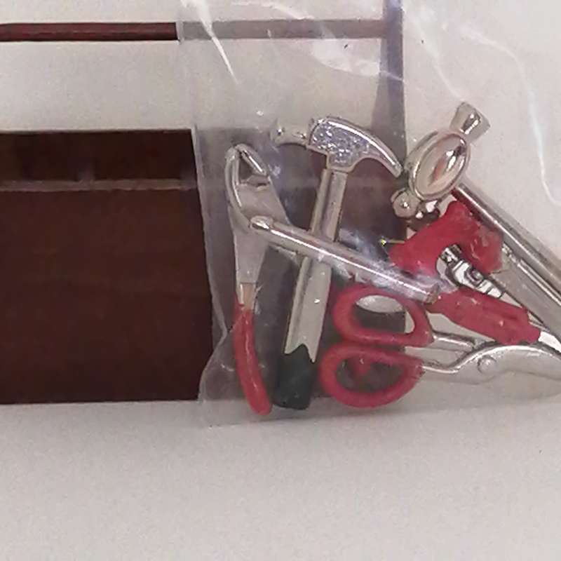 Tool Box with Tools (Miniature, suitable for Printer's Tray)