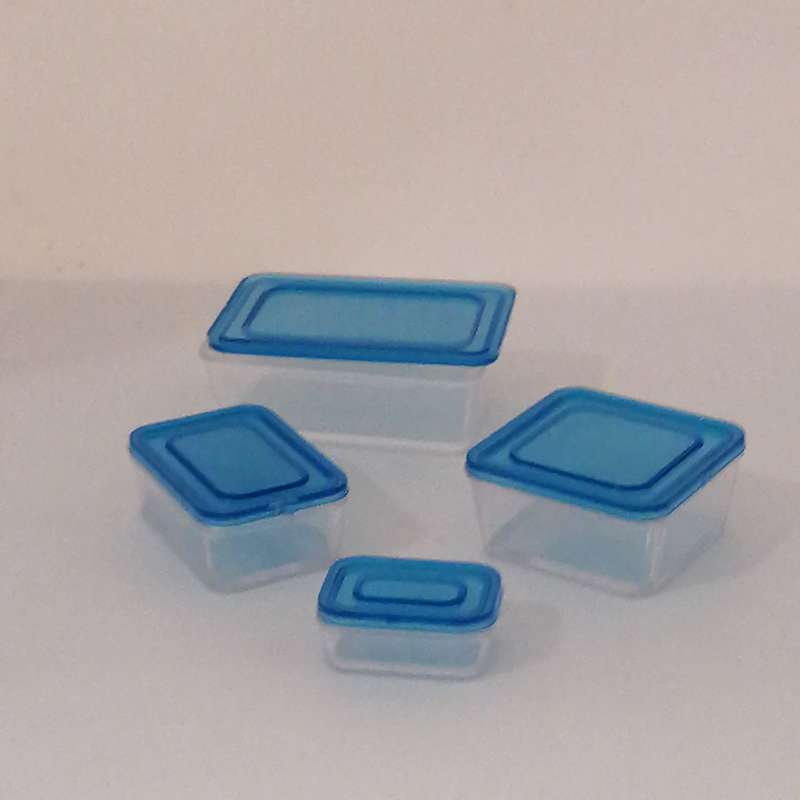 Plastic "Tupperware" Set (Miniature, suitable for Printer's Tray)