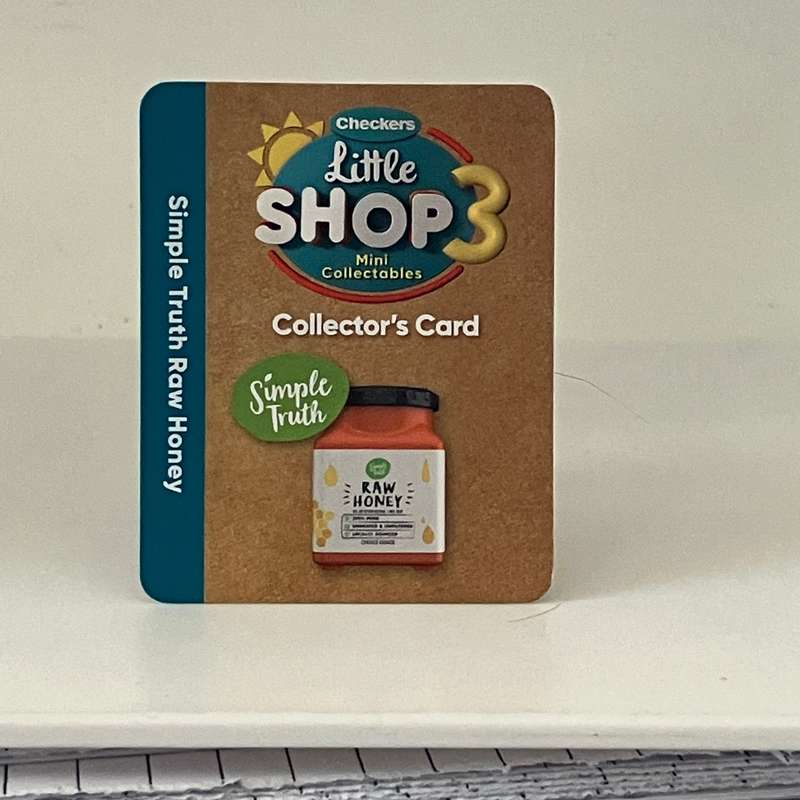 Checkers Mini "Raw Honey"  Little Shop