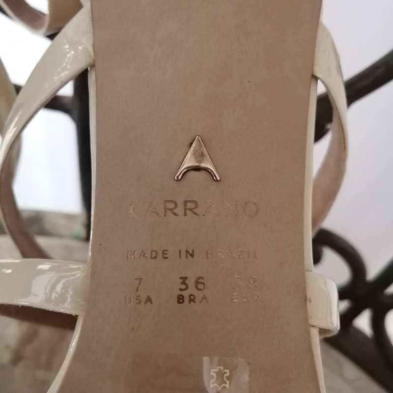 Shoes - Cream Patent, Carrano