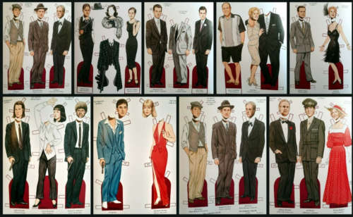 Movie Mobsters Paper Dolls Book (Tom Tierney)