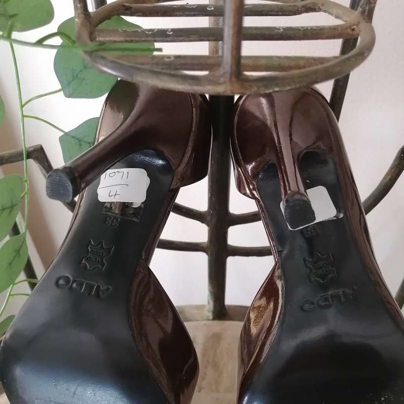 Shoes - Dark Brown Patent, Aldo