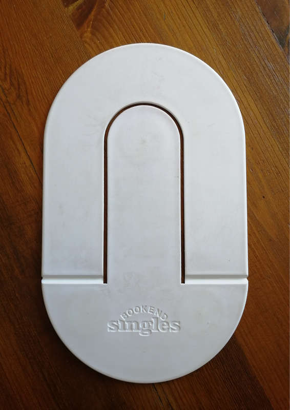 'Pop-Up' Book End - White