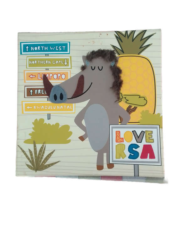 Wall Art: Decorative Pumbaa Provincial Love RSA Canvas
