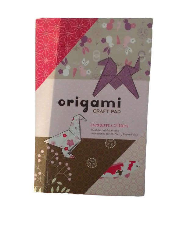 Origami Craft Pad Creatures & Critters Chronicle Books