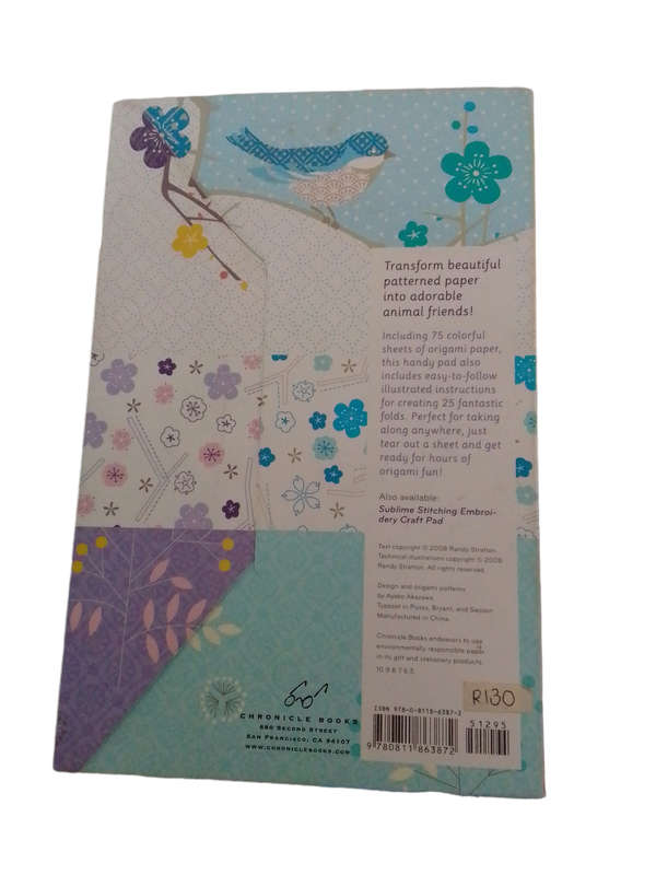 Origami Craft Pad Creatures & Critters Chronicle Books