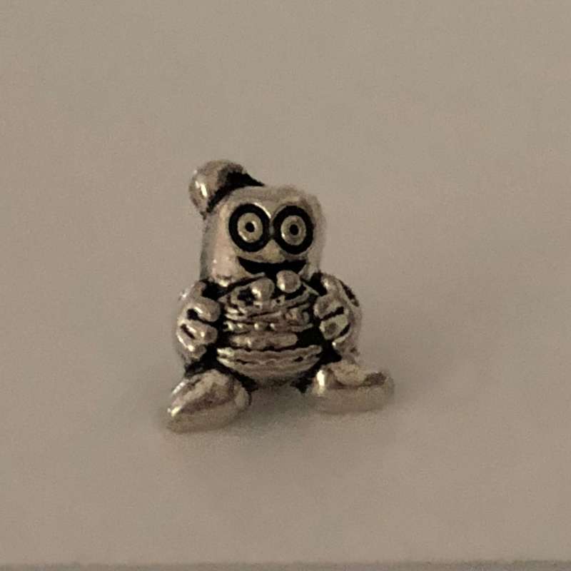 Bead Fitting Pandora 'Silver', Monster & Cake, Spacer