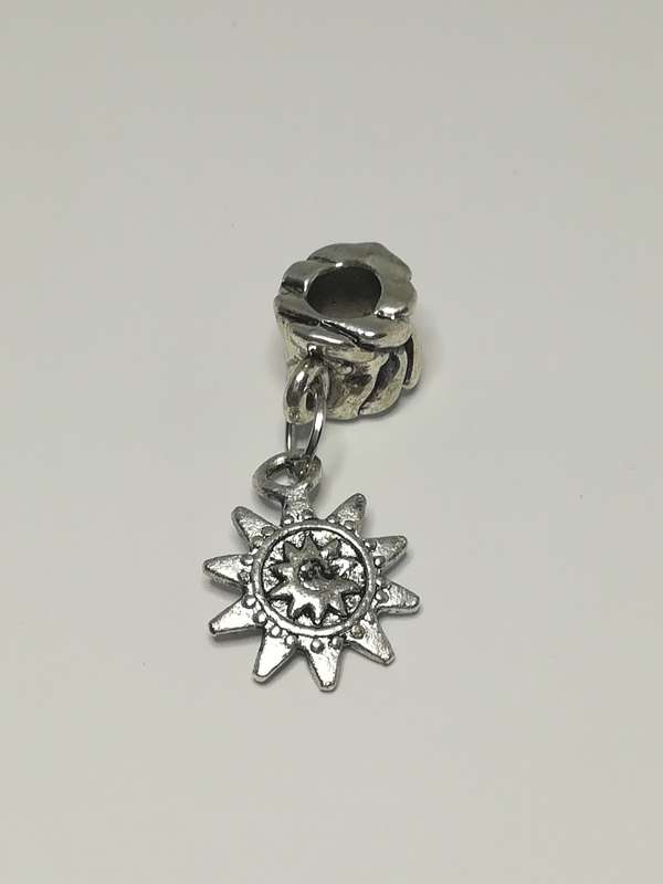 Bead Fitting Pandora 'Silver', Sun Dangle