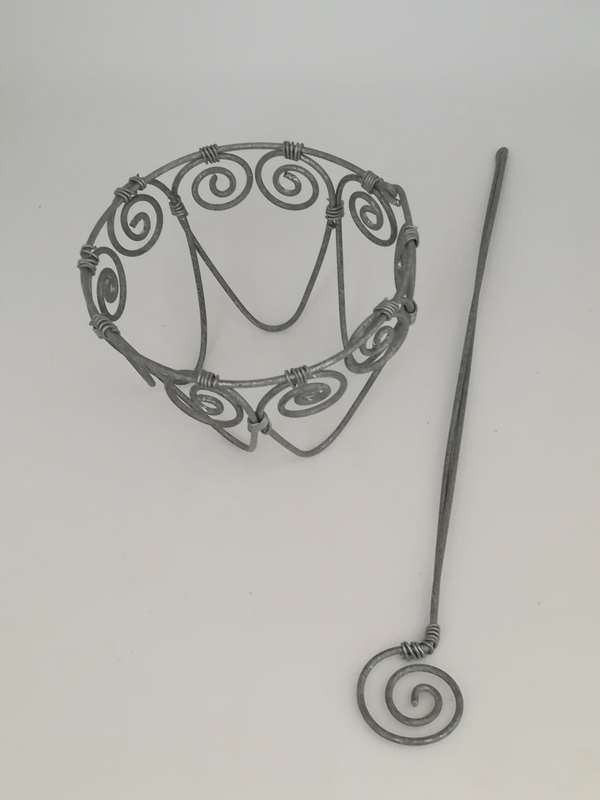 Hair Bun Cage - Medium Bun Cage - Design 10