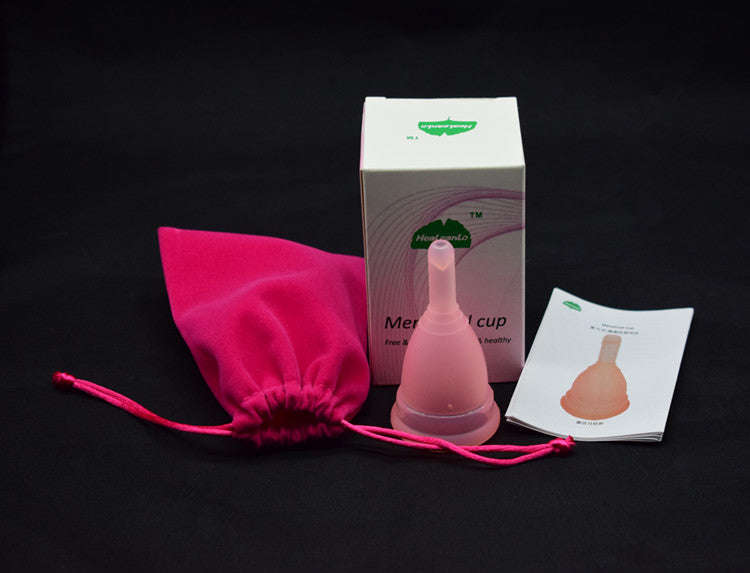 Medical Grade Silicone Menstrual Cup for Women Drain Valve (Small)