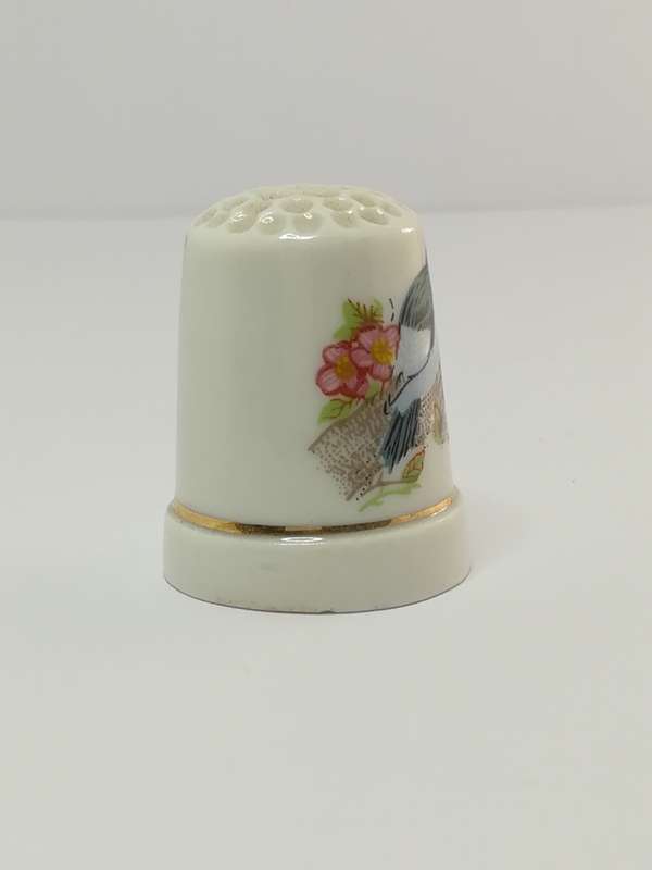 Thimble Porcelain with Bird (suitable for Printer's Tray)
