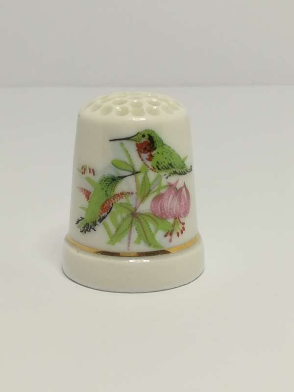 Thimble Porcelain with Bird (suitable for Printer's Tray)