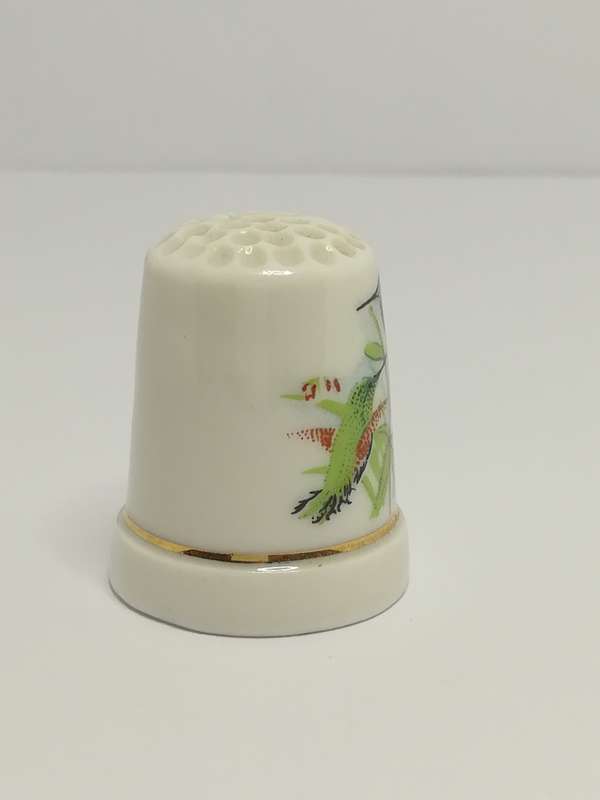 Thimble Porcelain with Bird (suitable for Printer's Tray)