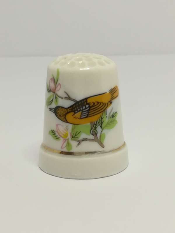 Thimble Porcelain with Bird (suitable for Printer's Tray)