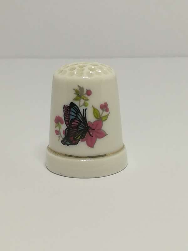 Thimble Porcelain with Butterfly (suitable for Printer's Tray)