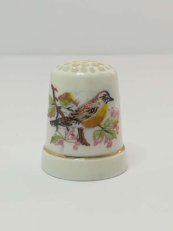 Thimble Porcelain with Bird (suitable for Printer's Tray)