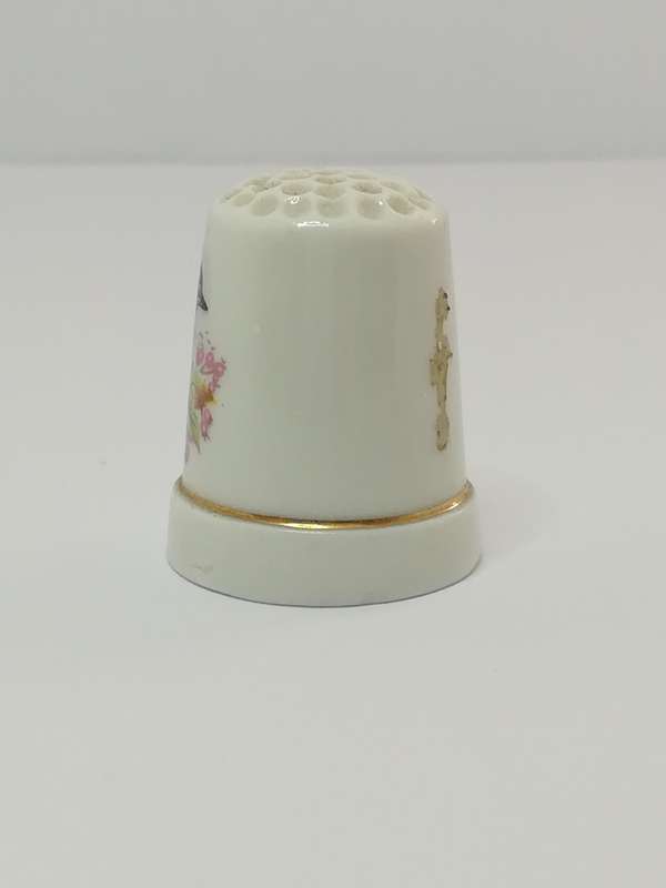 Thimble Porcelain with Bird (suitable for Printer's Tray)