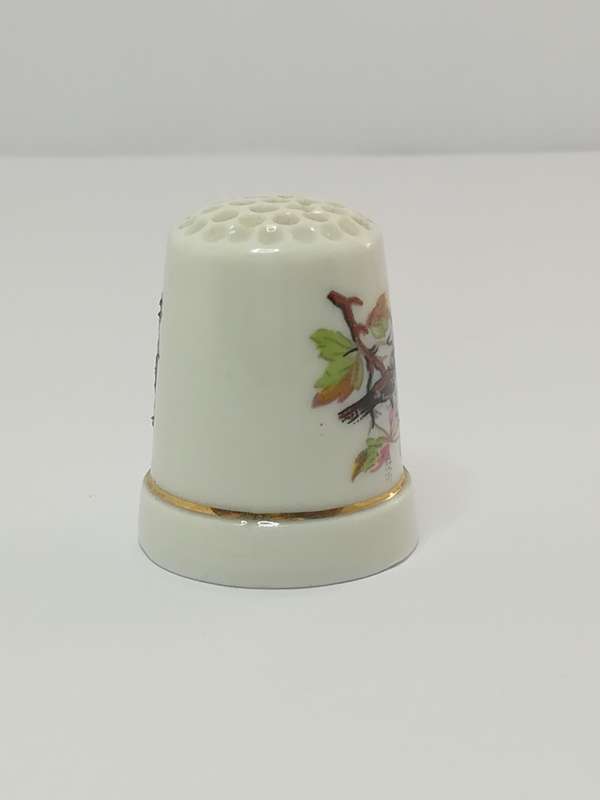 Thimble Porcelain with Bird (suitable for Printer's Tray)