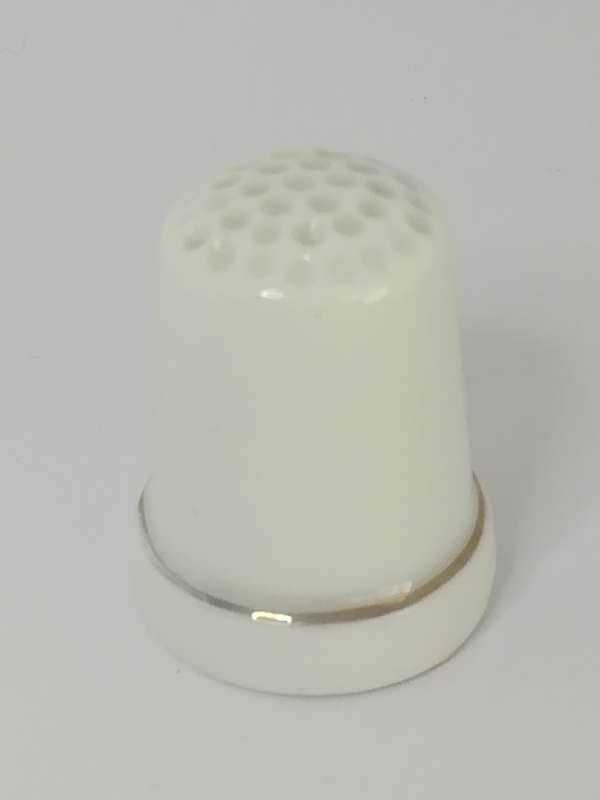 Miniature Porcelain Thimble (Flower) (suitable for Printer's Tray)