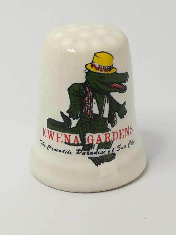 Miniature Porcelain Thimble (Kwena Gardens) (suitable for Printer's Tray)