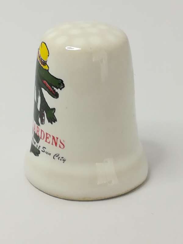 Miniature Porcelain Thimble (Kwena Gardens) (suitable for Printer's Tray)