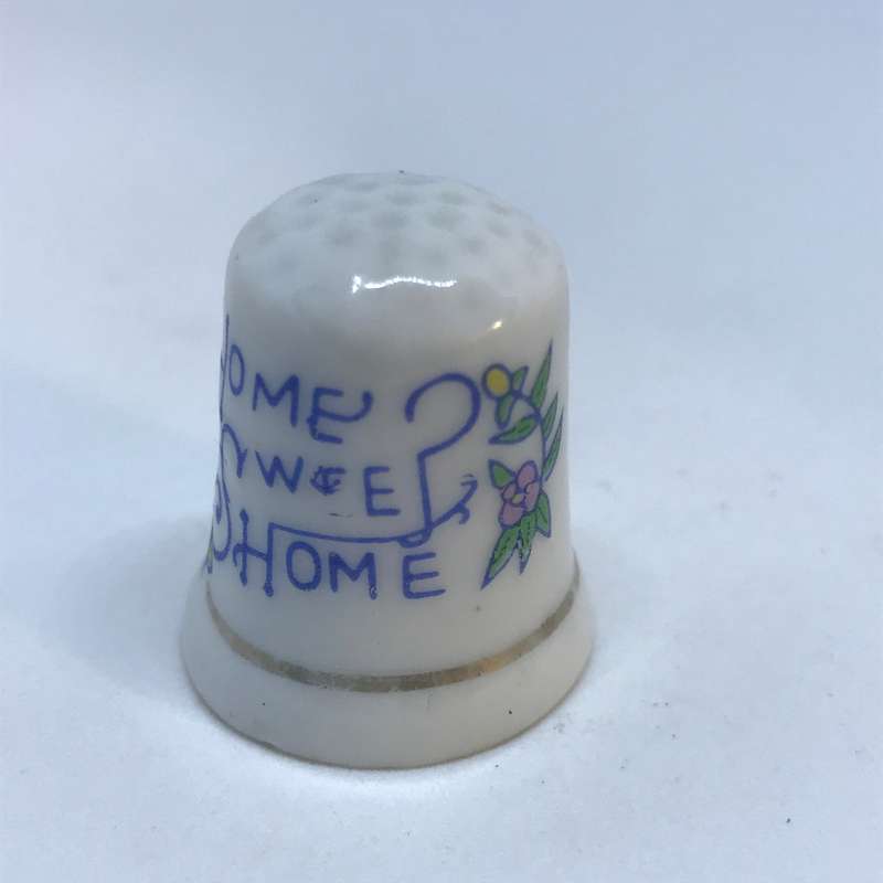 Thimble Porcelain (Home Sweet Home)