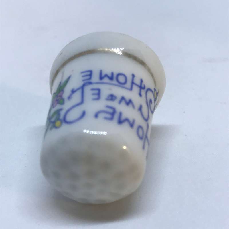 Thimble Porcelain (Home Sweet Home)