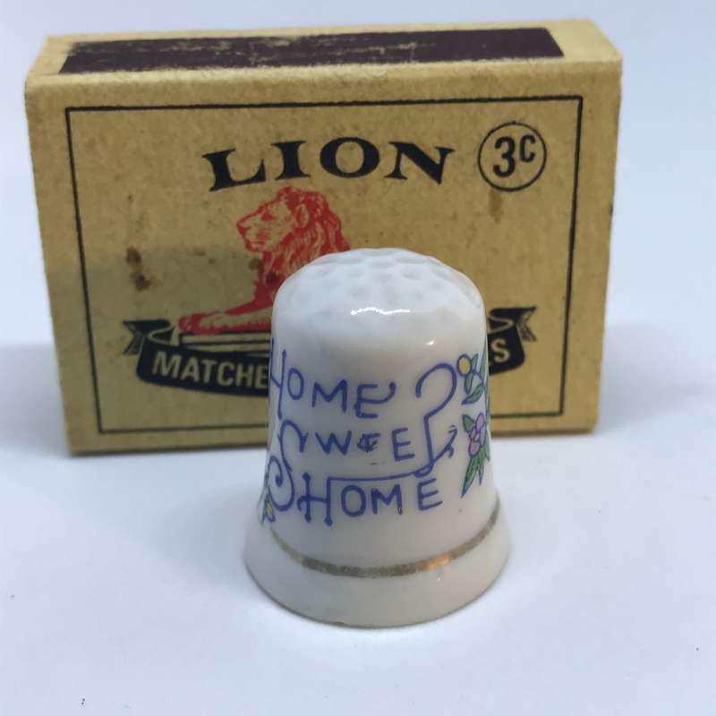 Thimble Porcelain (Home Sweet Home)