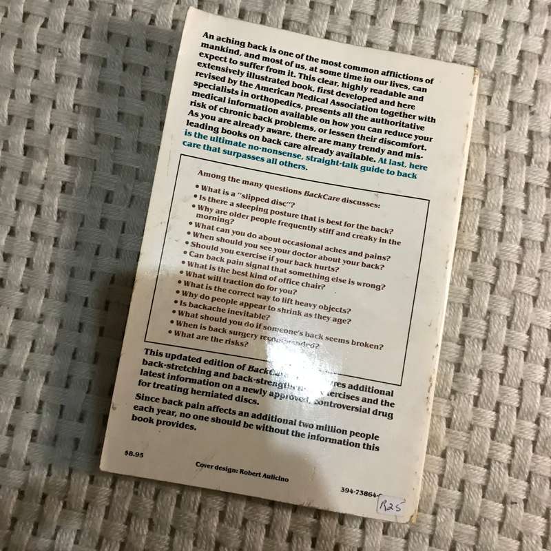 Straight-Talk, Non-Nonsense Guide to Back-Care (The American Medical Association)