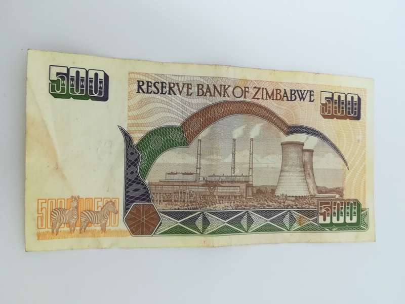 500 Zimbabwean Dollar Bank Note