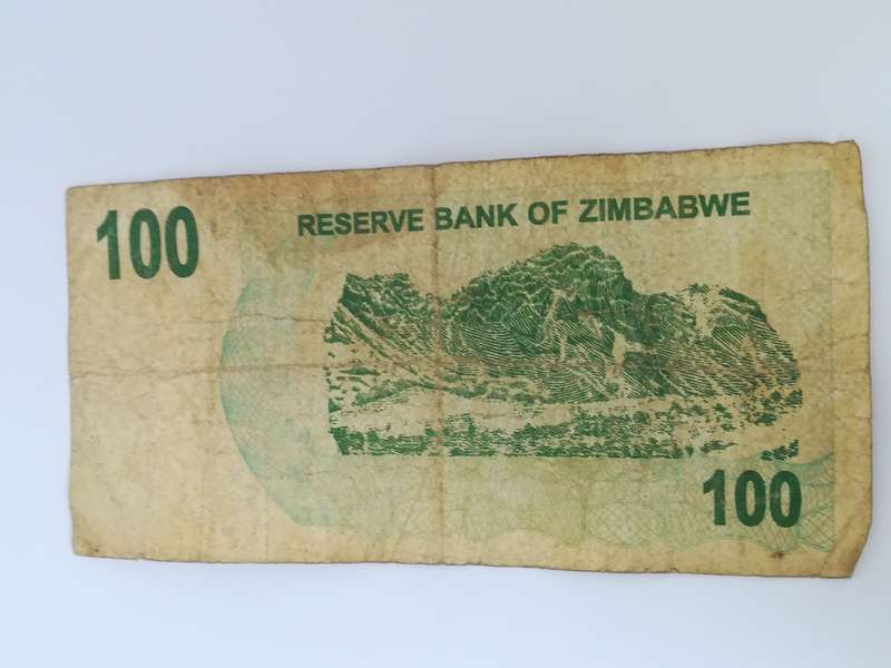 100 Zimbabwean Dollar Bank Note