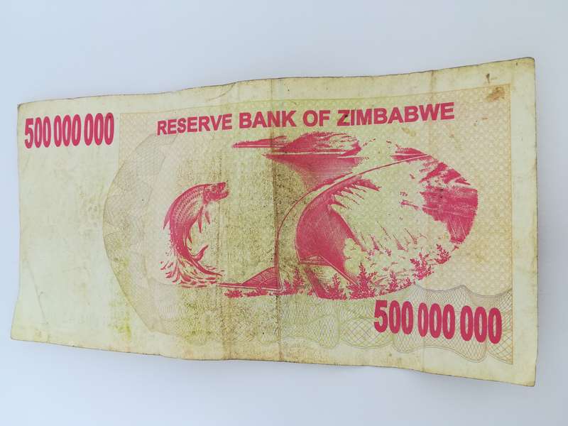 500 Hundred Zimbabwean Dollar Bank Note