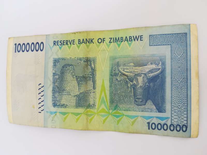 1 Million Zimbabwean Dollar Bank Note
