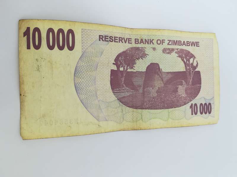 10 Thousand Zimbabwean Dollar Bank Note